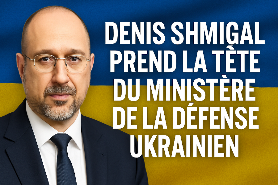 L’ancien Premier ministre Denis Shmigal prend la tête du ministère de la Défense ukrainien