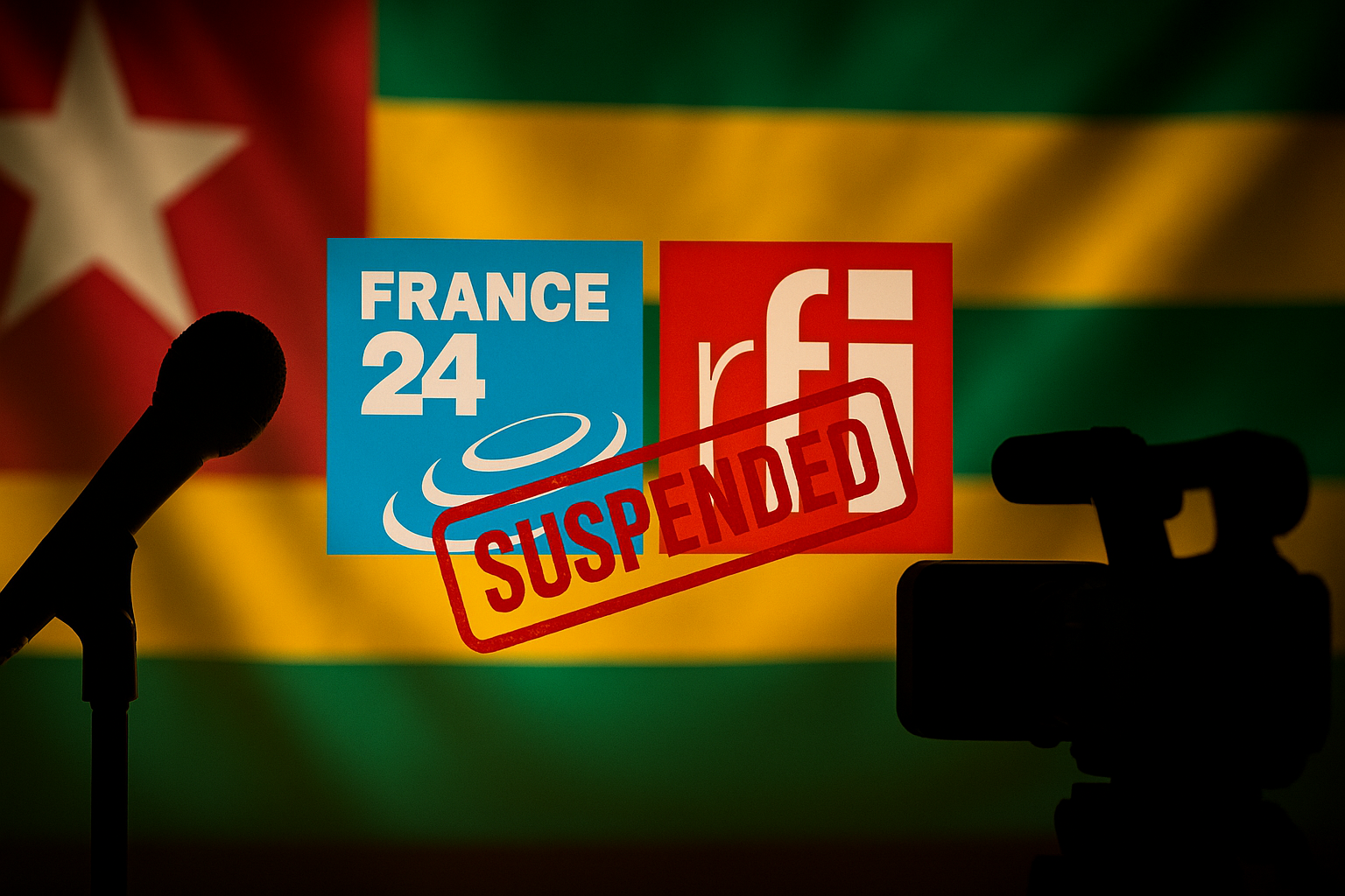 Togo suspends France 24 and Radio France Internationale