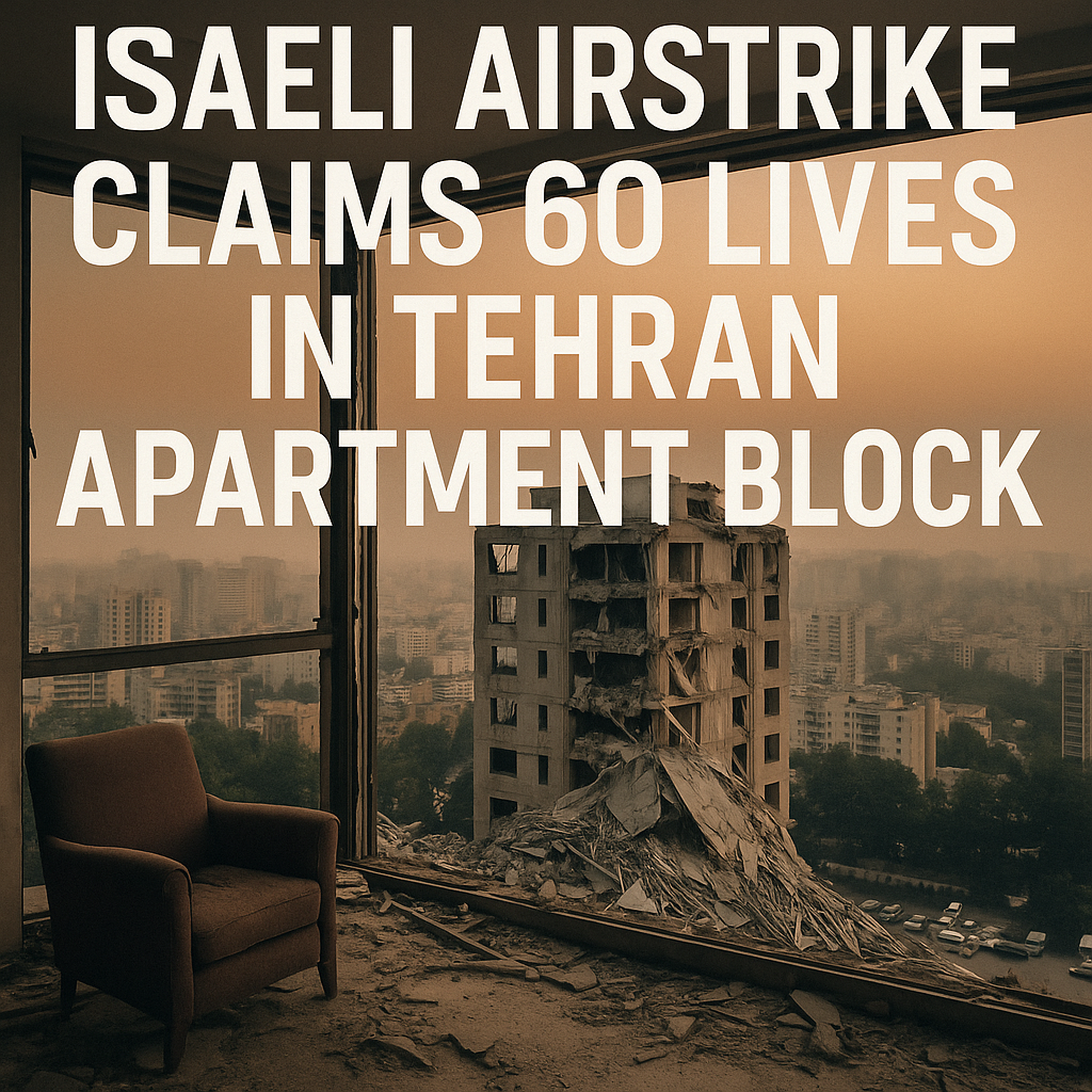 At least 60 people killed in Israeli airstrike on a residential building in Tehran
